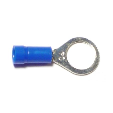 Midwest Fastener Ring Terminal, 14 AWG, Plastic Insulated, 20 PK 60843